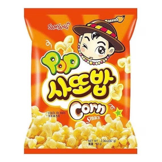 SAMYANG Sattobab Pop Corn Snack 67g