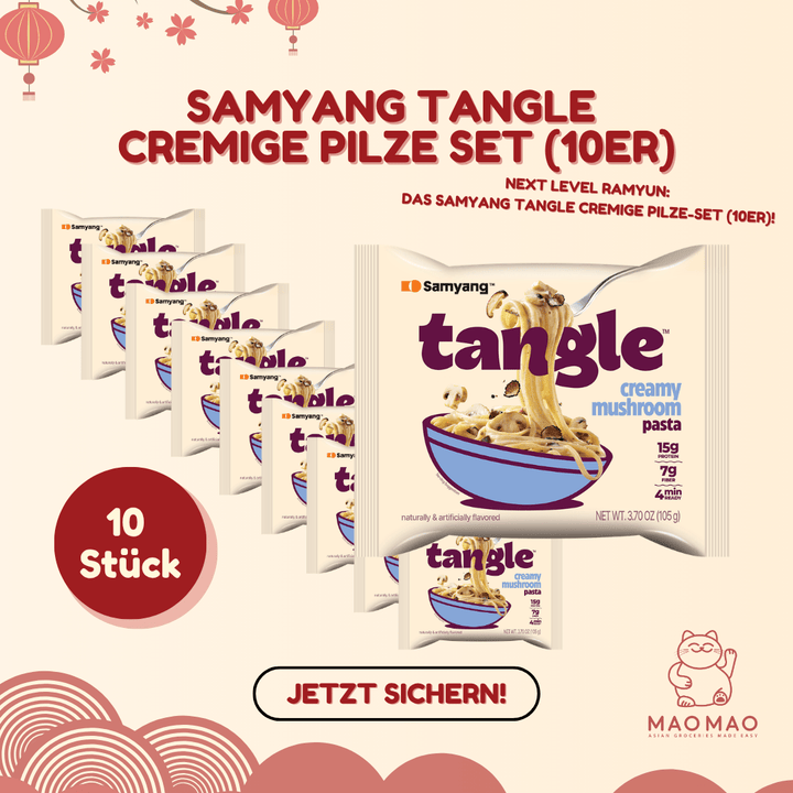 Samyang Tangle Cremige Pilze Set (10er) - MAOMAO