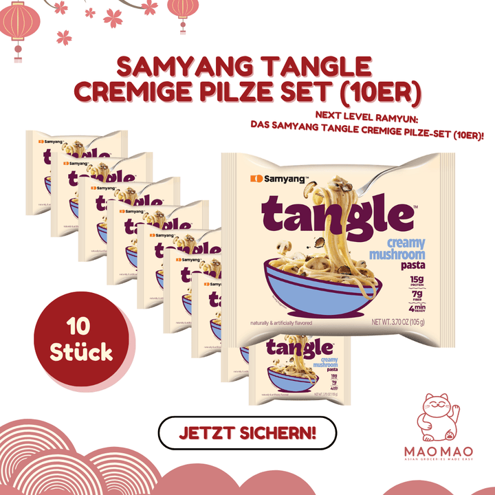 Samyang Tangle Cremige Pilze Set (10er) - MAOMAO