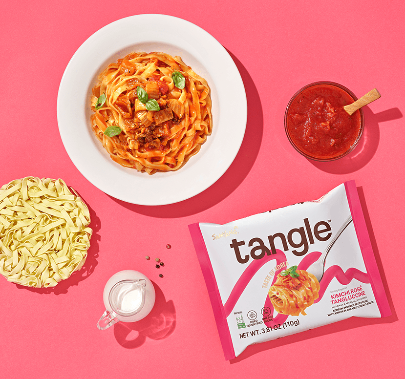 Samyang Tangle Kimchi Rose 110g - MAOMAO