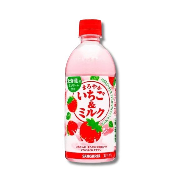 SANGARIA Erdbeer Milchgetränk 500ml (EINWEG) - MAOMAO