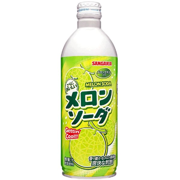 SANGARIA SODA RAMUNE Melone 500ml (EINWEG) - MAOMAO