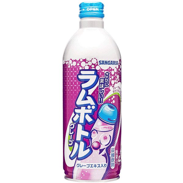 SANGARIA SODA RAMUNE Traube 500ml (EINWEG) - MAOMAO