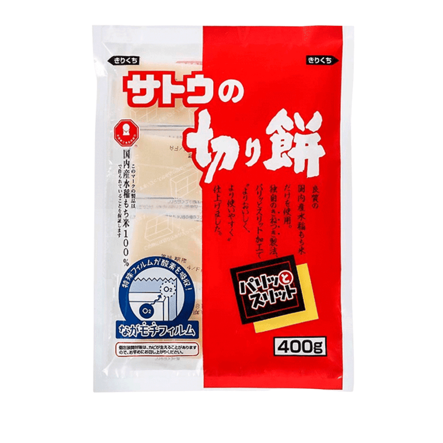SATO Kiri Mochi (Japanischer Reiskuchen) 400g - MAOMAO