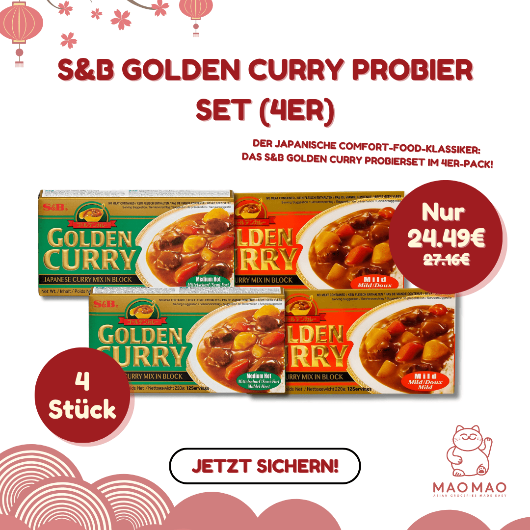 S&B Golden Curry Probier Set (4er) - MAOMAO