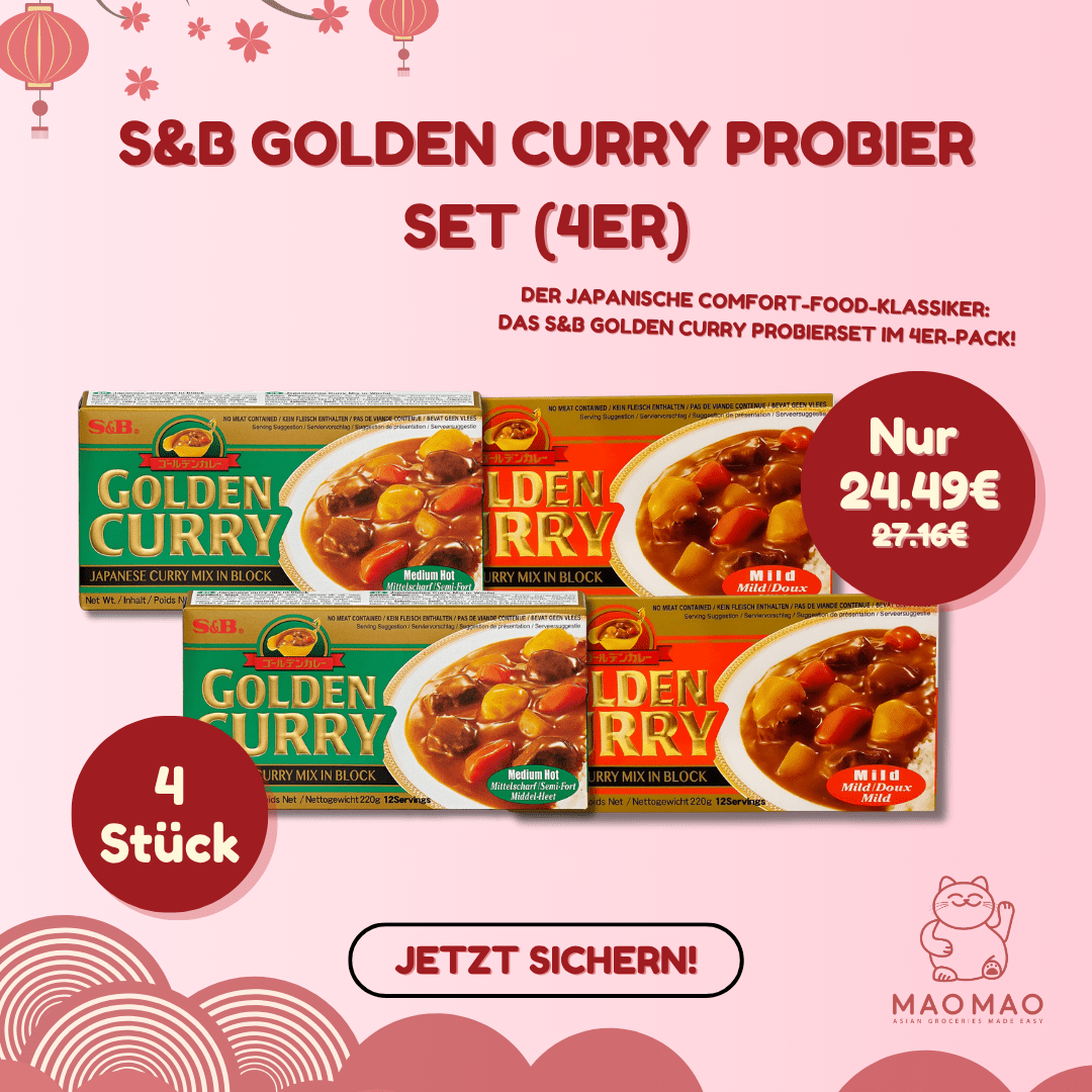 S&B Golden Curry Probier Set (4er) - MAOMAO