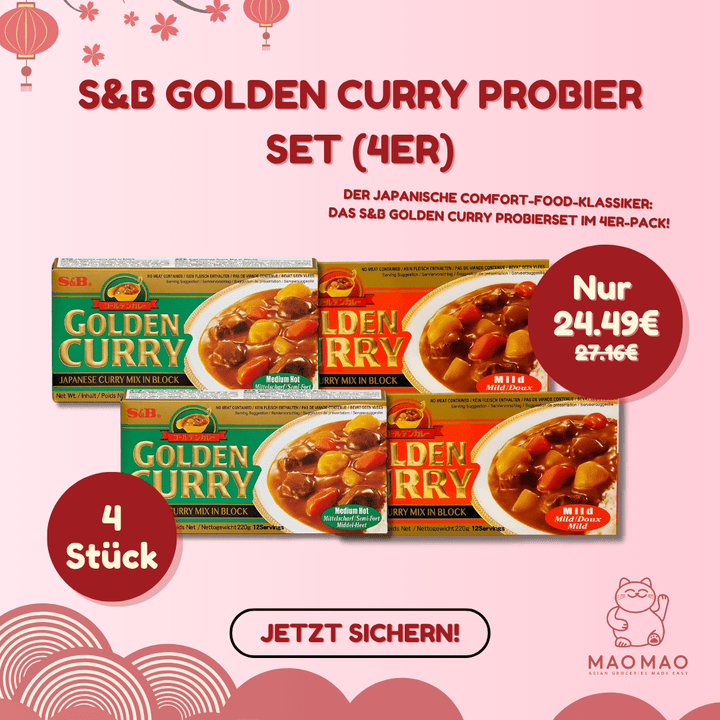 S&B Golden Curry Probier Set (4er) - MAOMAO