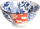 Schale Botanica Rotes Blumenmuster 11,5 cm x 6 cm Bild 1