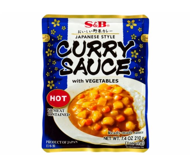 S&amp;B curry with vegetables (spicy) 210g 