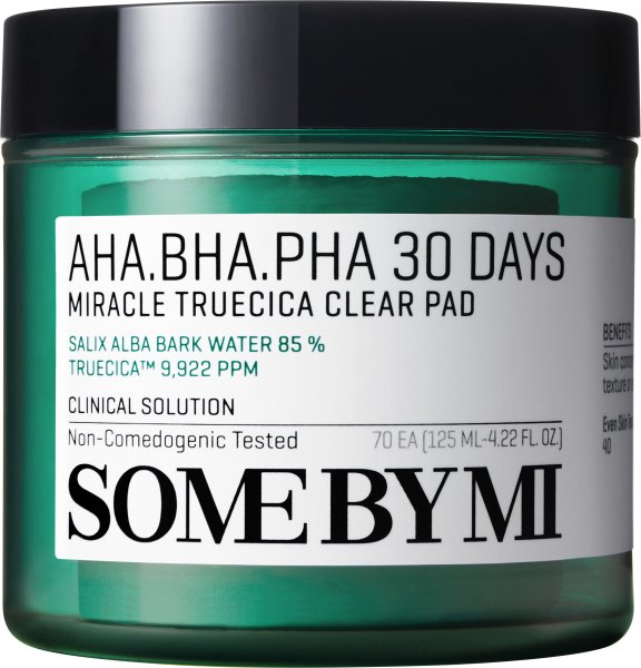 SOMEBYMI AHA-BHA-PHA 30 Tage Miracle Truecica Clear Pad (70 Stück)