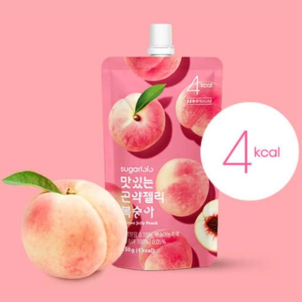 SUGARLOLO Konjac Jelly Pfirsich 150g - MAOMAO