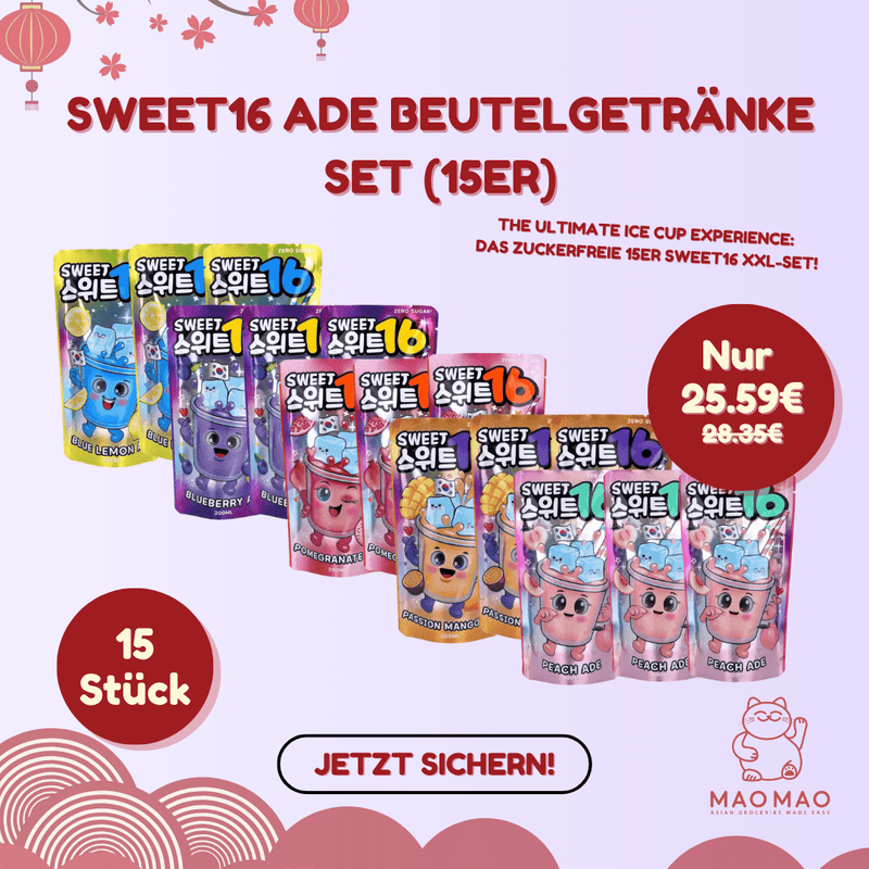 Sweet16 Ade Beutelgetränke Set (15er)