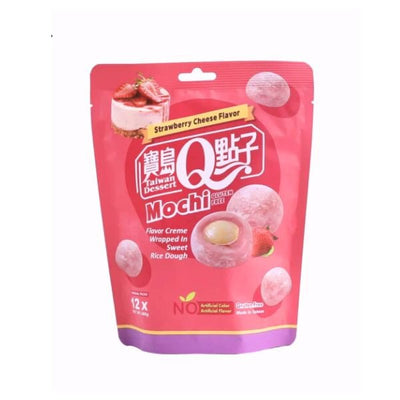 台湾甜点Q 麻糬草莓芝士蛋糕味 180克