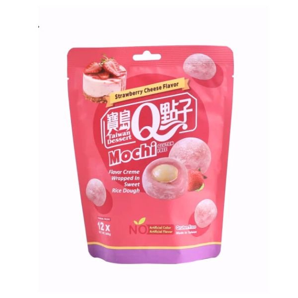 台湾甜点Q 麻糬草莓芝士蛋糕味 180克