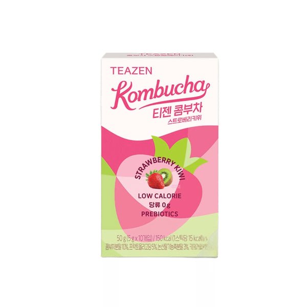 TEAZEN Kombucha Stick Erdbeere & Kiwi 50g (10×5g) - MAOMAO