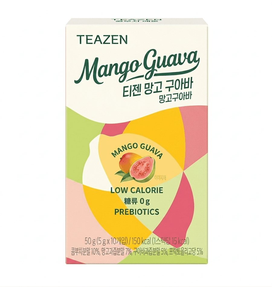 TEAZEN Kombucha Stick Mango Guave 50g (10x5g) - MAOMAO