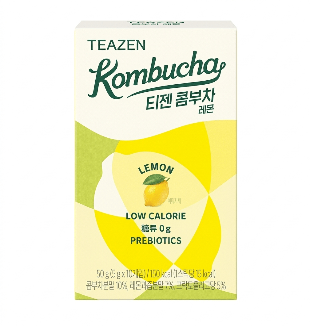 TEAZEN Kombucha Stick Zitrone 50g (10×5g) - MAOMAO