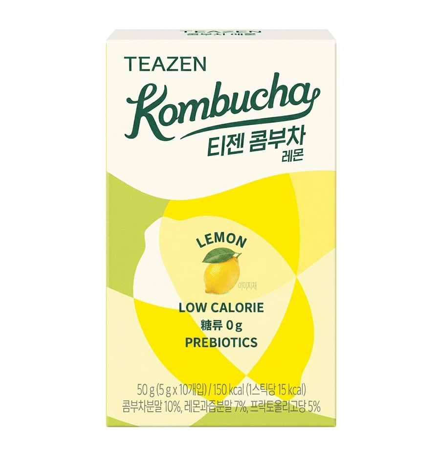 TEAZEN Kombucha Stick Zitrone 50g (10×5g) - MAOMAO
