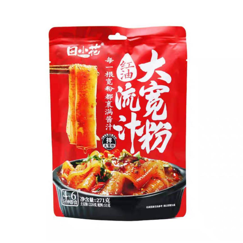 TIANXIAOHUA Breite Glasnudeln mit scharfem Chiliöl - Geschmack 271g - MAOMAO