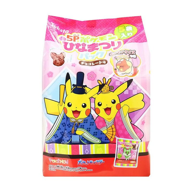 TOHATO Pokemon Mais Snack Schokolade 80g (16g x 5 Packungen)