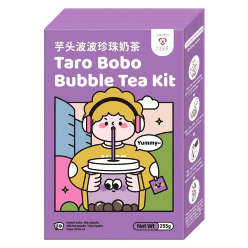 TOKIMEKI Japanisches Taro Bubble Tea Set 255g - MAOMAO