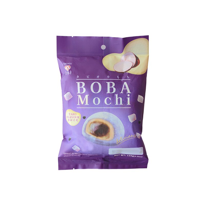 TOKIMEKI Mini Mochi Boba Taro 120g - MAOMAO
