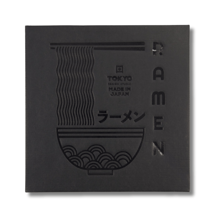 TOKYO DESIGN STUDIO Cobalt Blue Sakura 6 - teiliges Ramen Geschenkset 20,5x8 cm / 1200 ml - MAOMAO