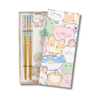 TOKYO DESIGN STUDIO Essstäbchen Set Kawaii Tiere 4 teilig Bild 1