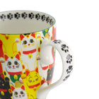 TOKYO DESIGN STUDIO Kawaii Glückskatze Tasse mit Geschenkschachtel – Bunte Katzen (8,5x10,2 cm, 380 ml) Bild 4