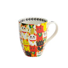 TOKYO DESIGN STUDIO Kawaii Glückskatze Tasse mit Geschenkschachtel – Bunte Katzen (8,5x10,2 cm, 380 ml) Bild 2