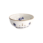 TOKYO DESIGN STUDIO Kawaii Katze Neko Schale Blau – 16x6,3 cm / 600ml Bild 1
