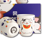 TOKYO DESIGN STUDIO 可爱招财猫杯子礼盒装 4 件 – 7x8 厘米 / 170 毫升 Bild 4