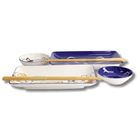 TOKYO DESIGN STUDIO Kawaii Lucky Cat Sushi Geschenkset 6-teilig – Blau/Weiß Bild 3