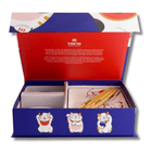 TOKYO DESIGN STUDIO Kawaii Lucky Cat Sushi Geschenkset 6-teilig – Blau/Weiß Bild 4
