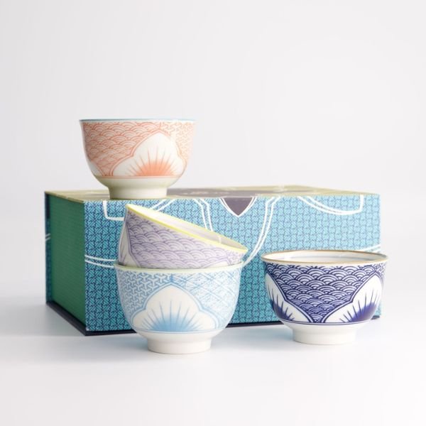 TOKYO DESIGN STUDIO Lily Flower Teetassen Set (4 Teetassen) - MAOMAO