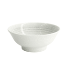 TOKYO DESIGN STUDIO Ramen-Schale Seikaiha Weiß – 21,5x9 cm / 1250ml Bild 1