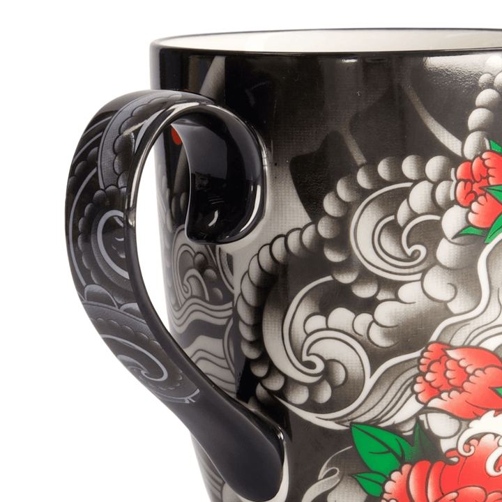TOKYO DESIGN STUDIO Yakuza Carp Mug mit Geschenkbox – 8,5x10,2 cm / 340 ml - MAOMAO