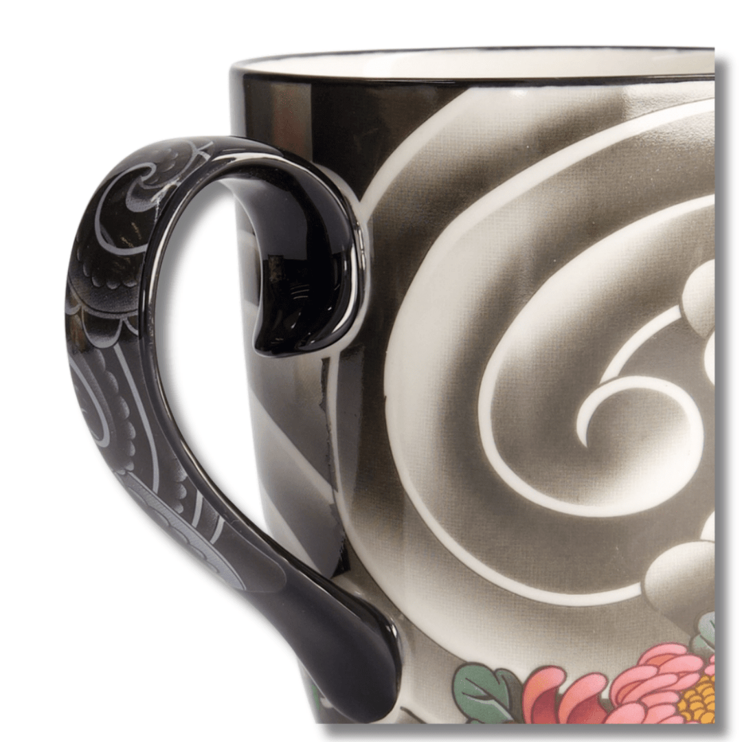 TOKYO DESIGN STUDIO Yakuza Tiger Mug mit Geschenkbox – 8,5x10,2 cm / 340 ml - MAOMAO