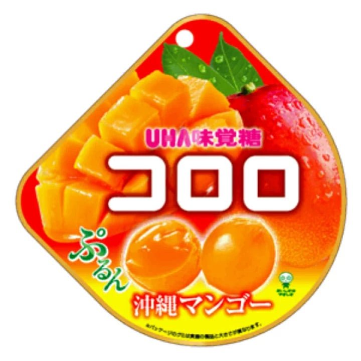 UHA Mikakuto Kororo Okinawa Mango Gummy Candy 40g