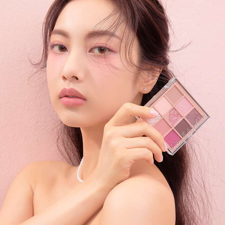 UNLEASHIA Glitterpedia Eye Palette N°5 All of Dusty Rose - MAOMAO