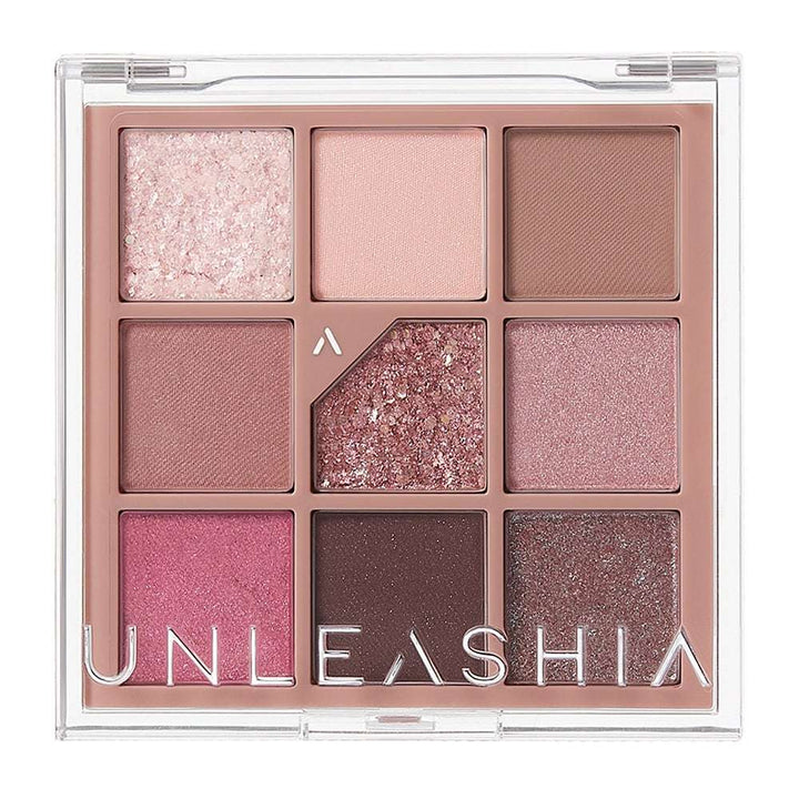 UNLEASHIA Glitterpedia Eye Palette N°5 All of Dusty Rose - MAOMAO