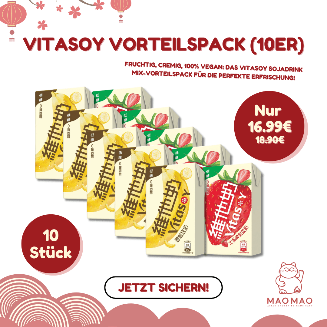 VITASOY Sojadrink Vegan Vorteilspack Set (10er) - MAOMAO