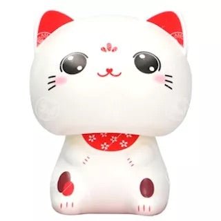 招财猫 太阳能 摇头 睁眼 9厘米