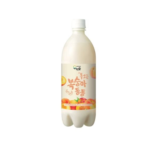 WOORISOOL Makgeolli Reiswein Pfirsich (3% Alc.) 750ml - MAOMAO