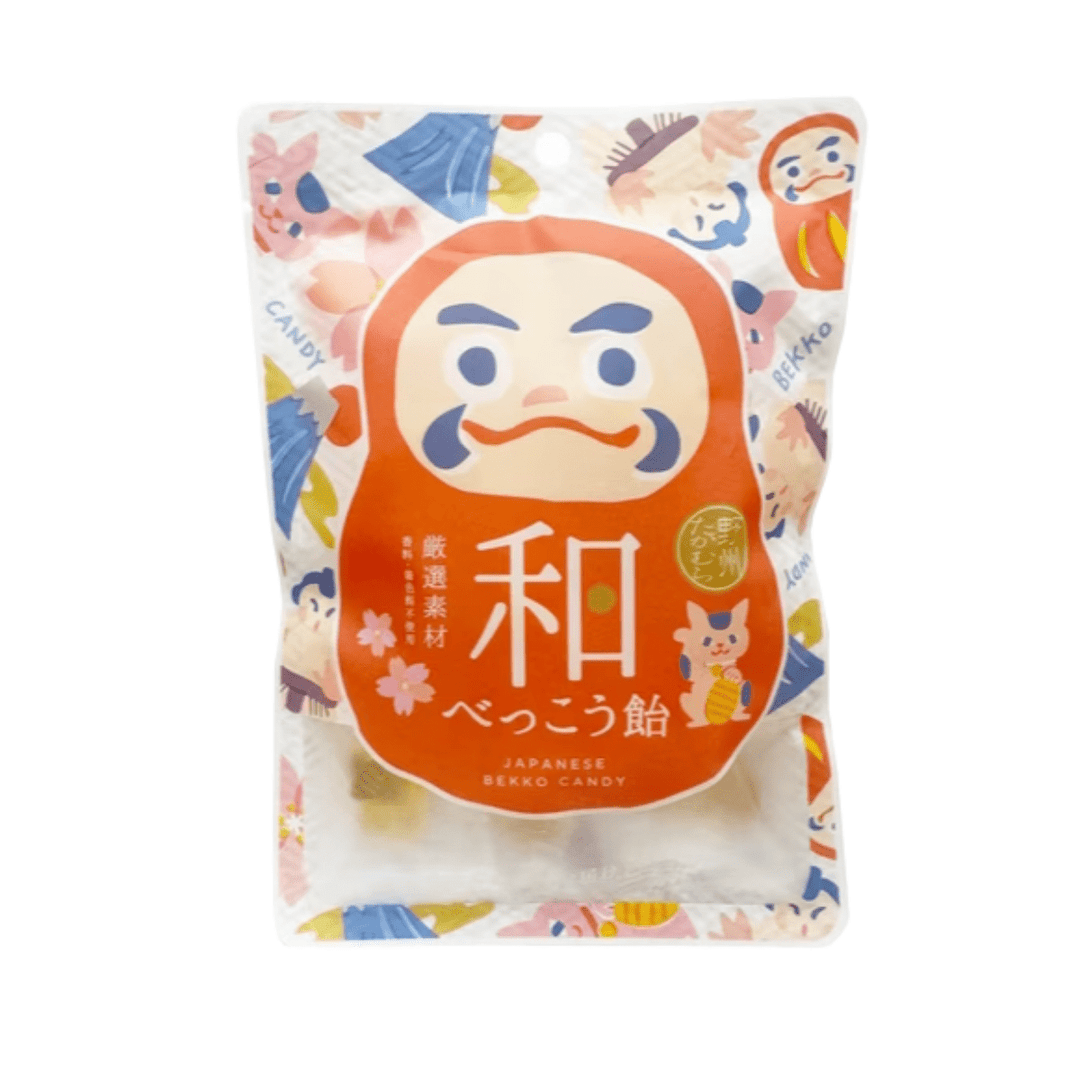 YASHU Takamura Japanische Glücksbringer - förmige Bekko Bonbons 50g - MAOMAO
