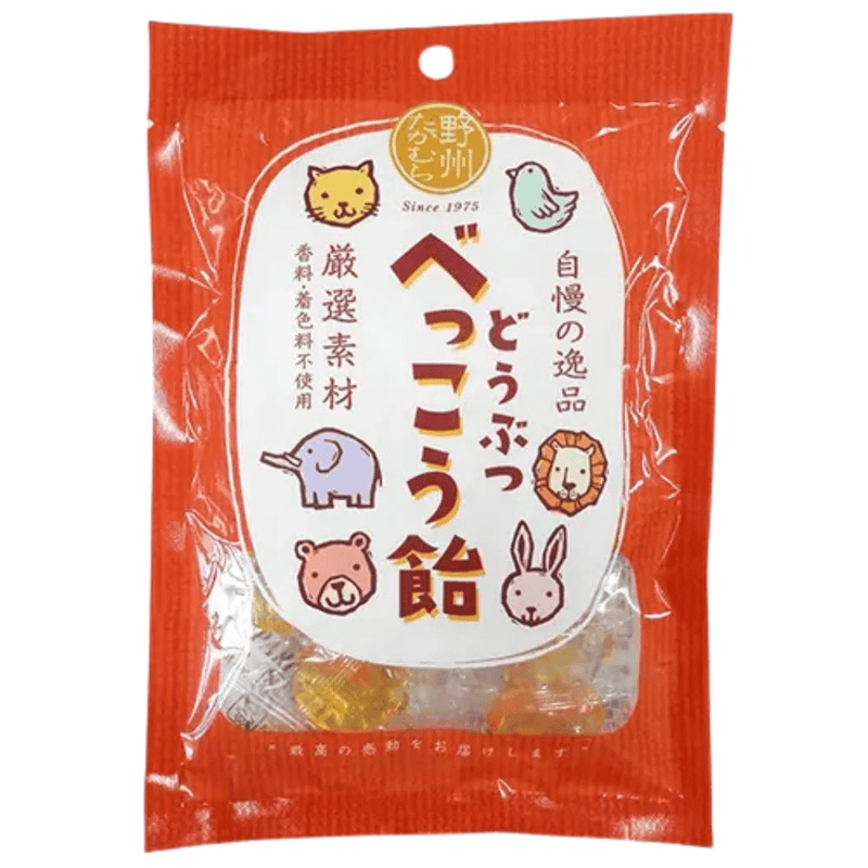 YASHU Takamura Animal-Shaped Bekko Candies 65g