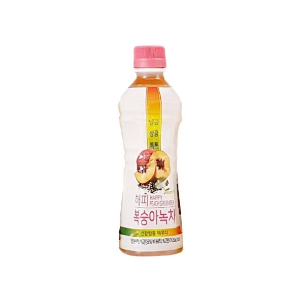 YEONHO Happy Pfirsich Grüner Tee 350ml (EINWEG) - MAOMAO