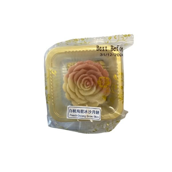 YUE BAN HUANG TING Mooncake Snow Skin Peach Oolong 45g