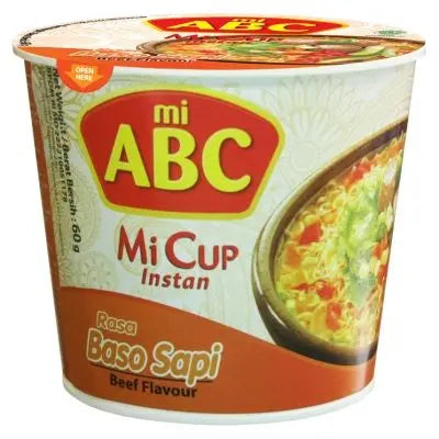ABC Instant Cup Nudeln Rindfleisch 60g