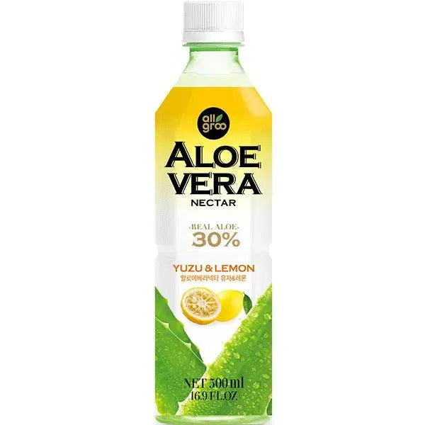 ALLGROO 柚子柠檬芦荟饮料 500ml（一次性）
